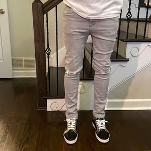 Gray Denim BACK TO SCHOOL skinnie